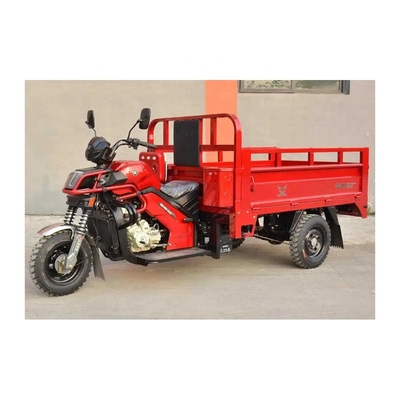200cc 가솔린 엔진 성인 3륜 화물 덤프 트럭 오픈 바디 타입의 삼륜구동